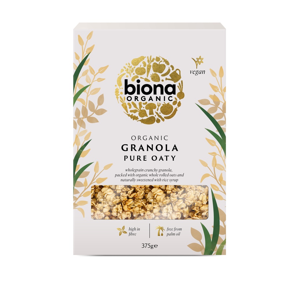 Biona Organic Granola - Pure Oaty X 6 X 375g