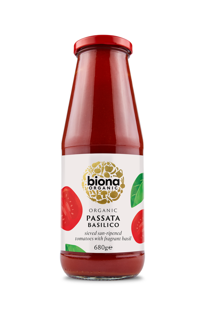 Biona Organic Passata - Basilico X 12 X 680g