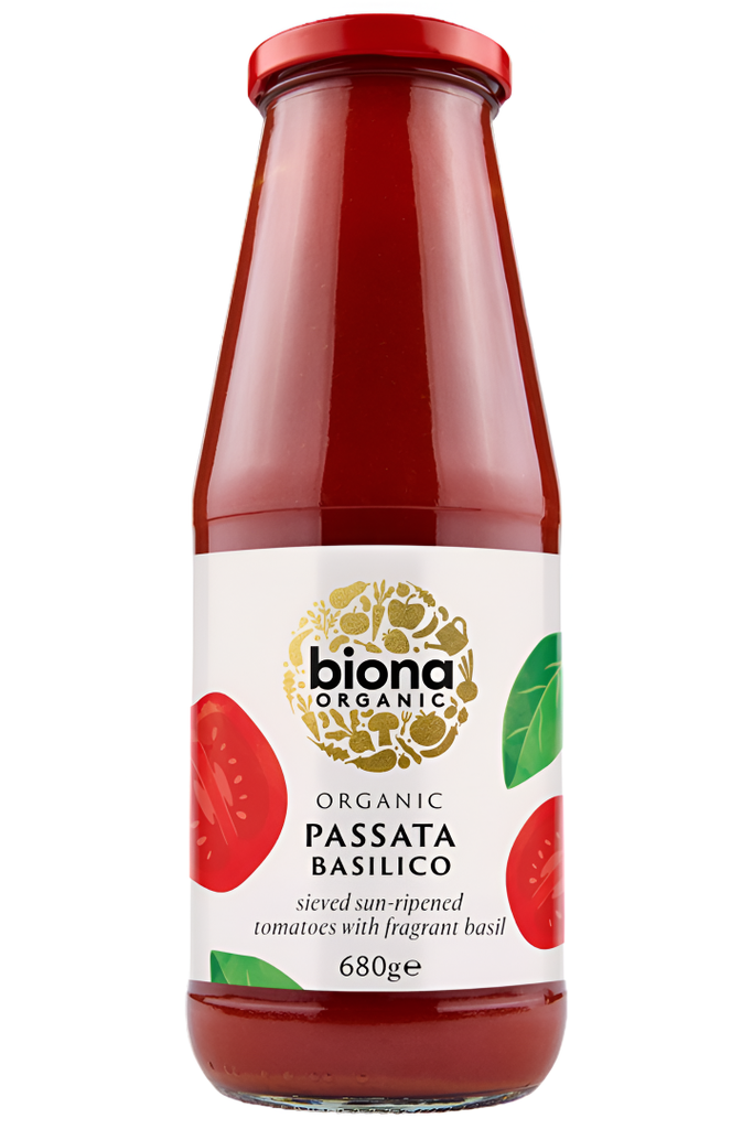 Biona Organic Passata - Basilico X 12 X 680g
