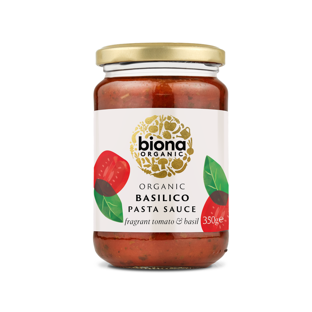Biona Organic Pasta Sauces - Basilico X 6 X 350g