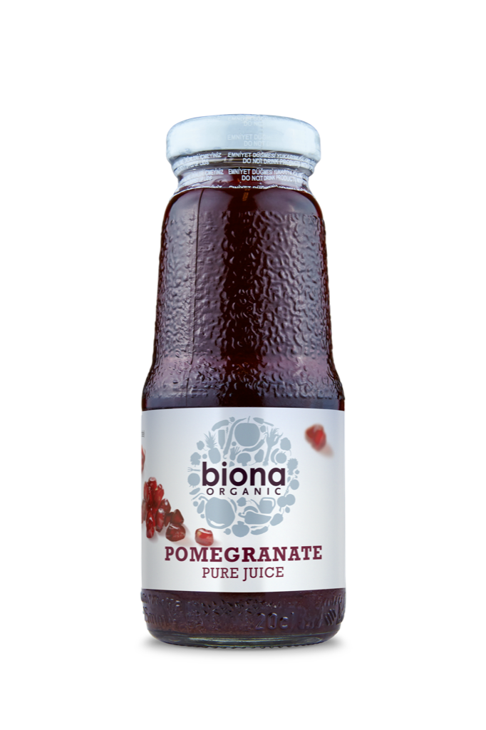 Biona Organic Pressed Veg Juice - Pomegranate X 6 X 1L
