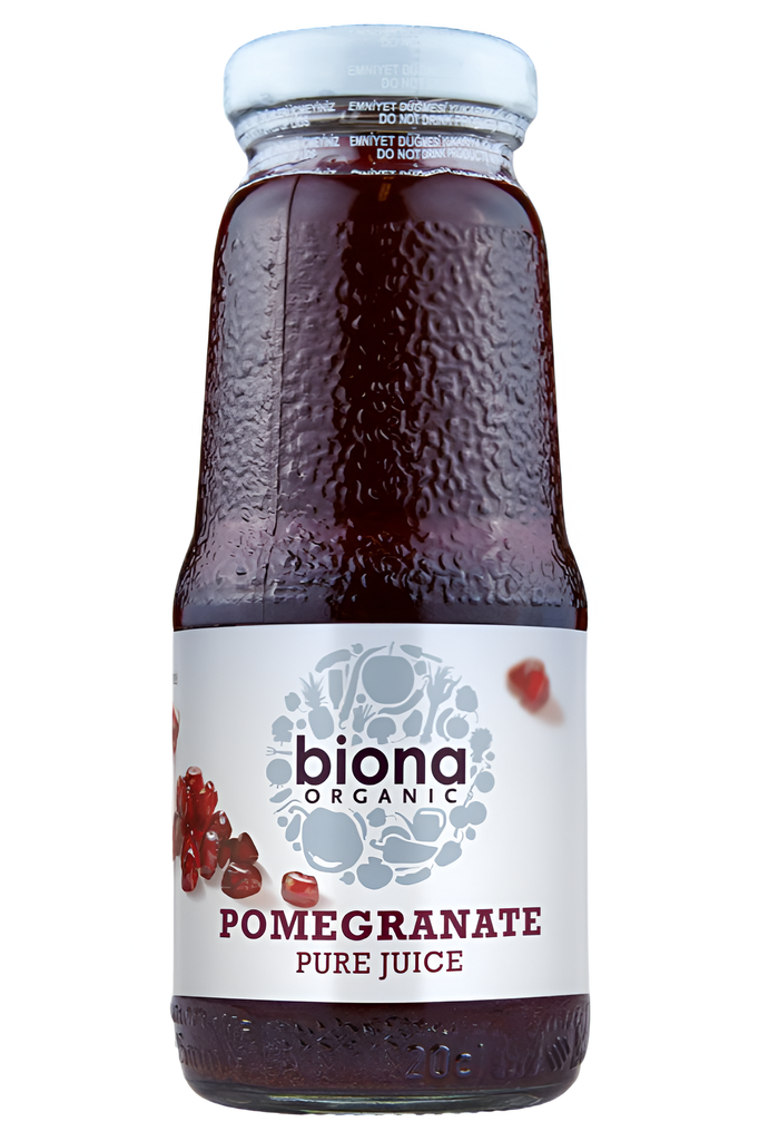 Biona Organic Pressed Veg Juice - Pomegranate X 6 X 1L