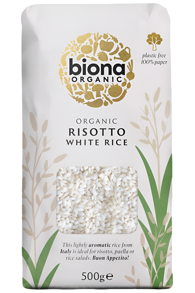 Biona Organic Rice - Risotto White X 6 X 500g