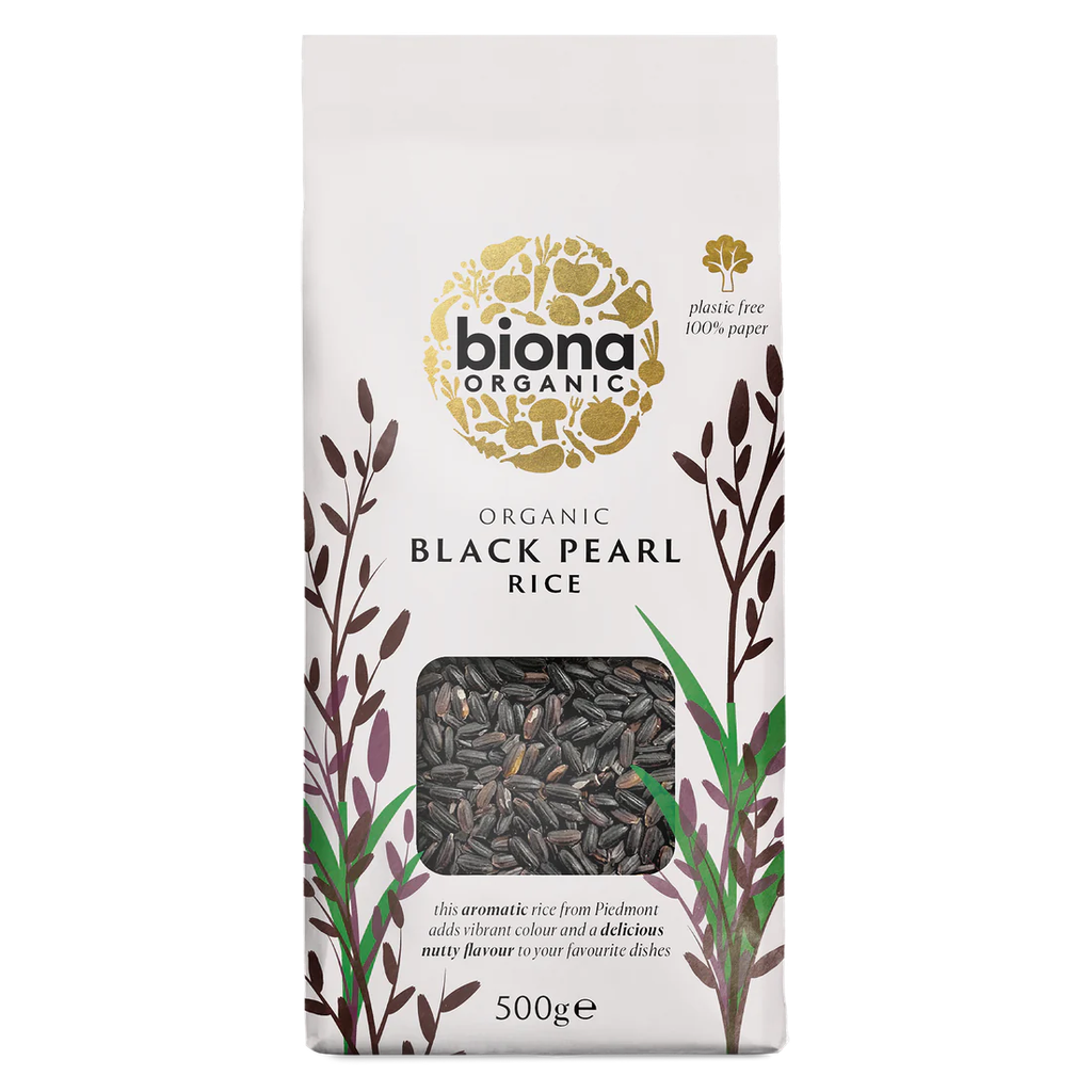 Biona Organic Rice - Black Pearl X 6 X 500g