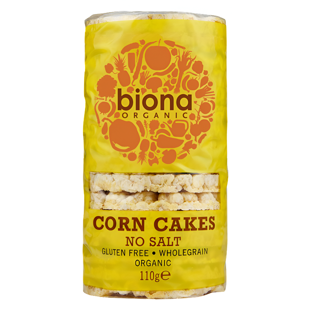 Biona Organic Rice Cakes - CORN No Salt 110g