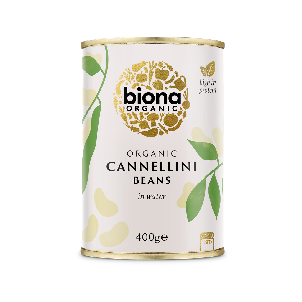 Biona Organic Veg & Pulse Cans - Cannellini Beans X 6 X 400g