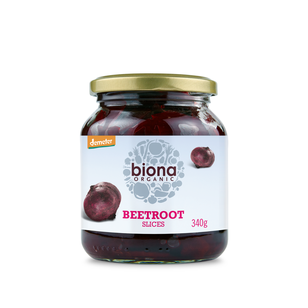 Biona Organic Veg JARS - Beetroot Sliced X 6 X 340g