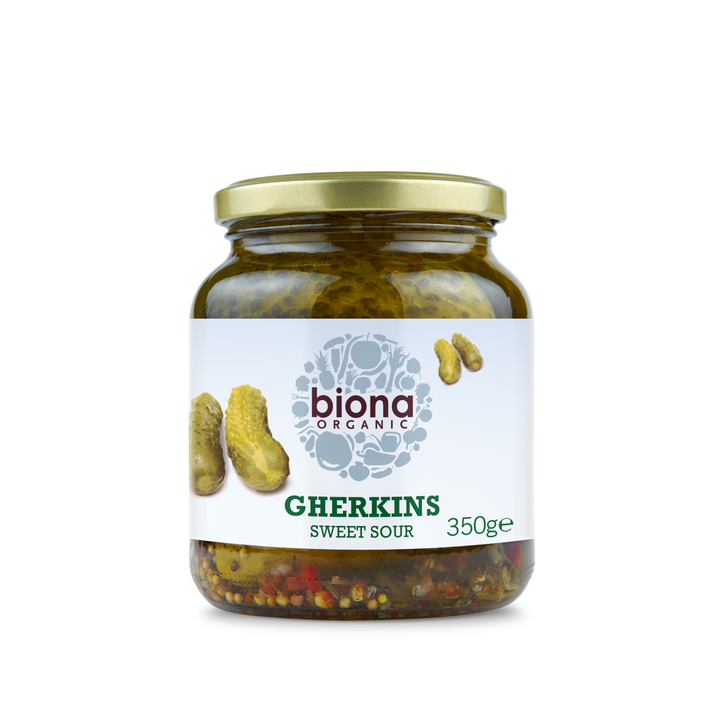 Biona Organic Veg JARS - Gherkins x 6 x 350g