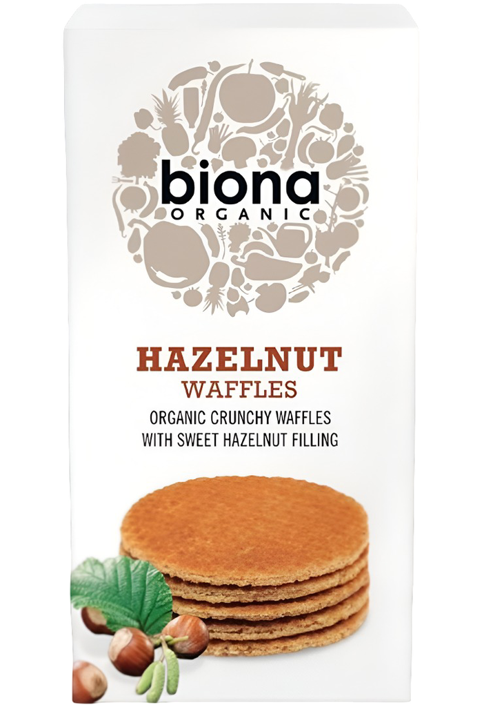 Biona Organic Waffles - Hazelnut 175g