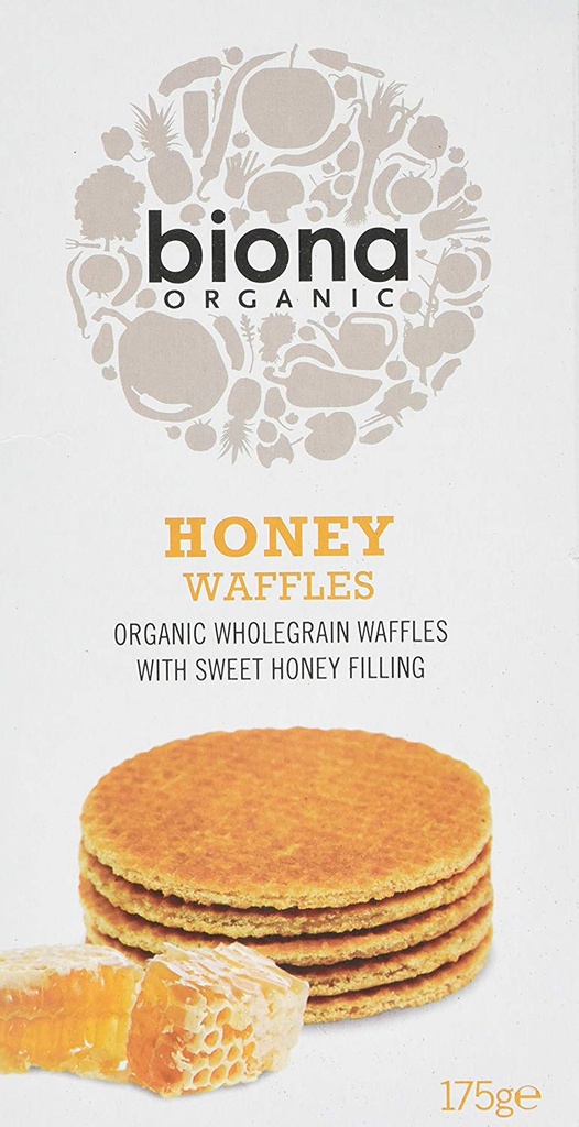 Biona Organic Waffles - Honey 175g