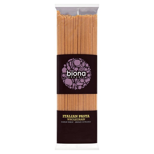 Biona Organic Wheat Pasta - Spaghetti Wholewheat 500g