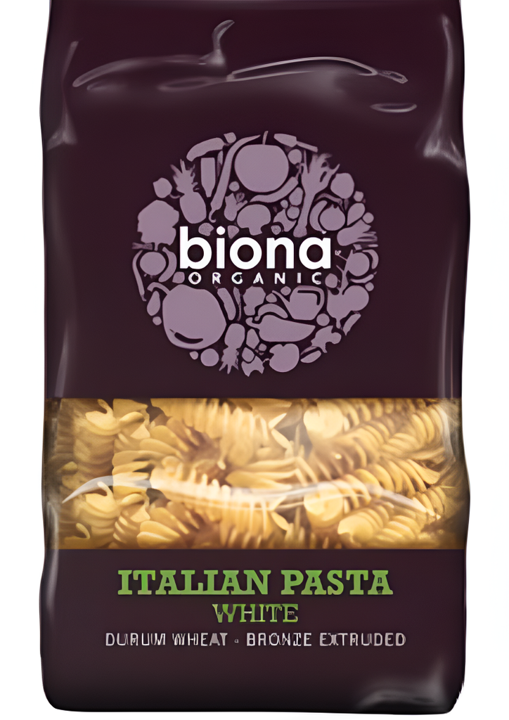 Biona Organic Wheat Pasta - Fusilli White 500g