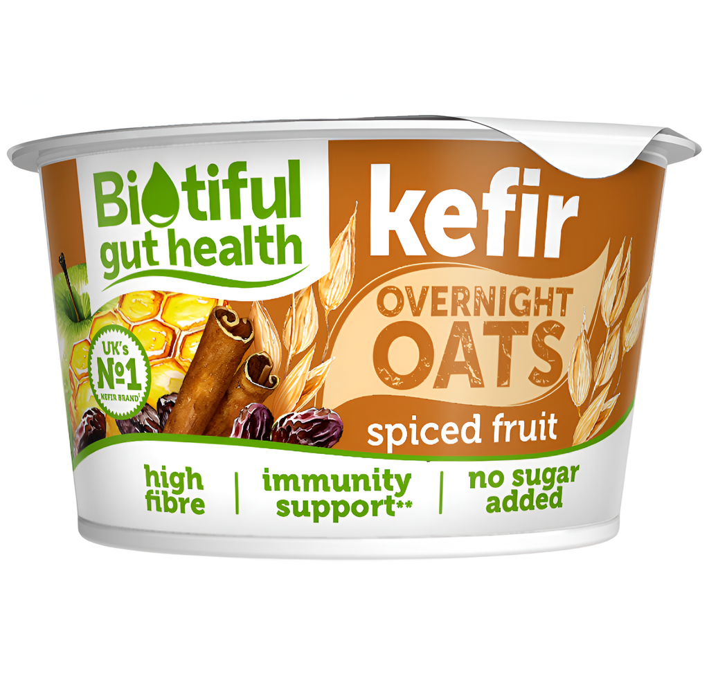 [20% OFF] Biotiful Gut Health Overnight Oats - Spiced Fruit 150g