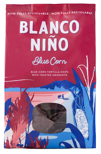 Blanco Nino Tortilla Chips - Blue Corn X 8 X 170g