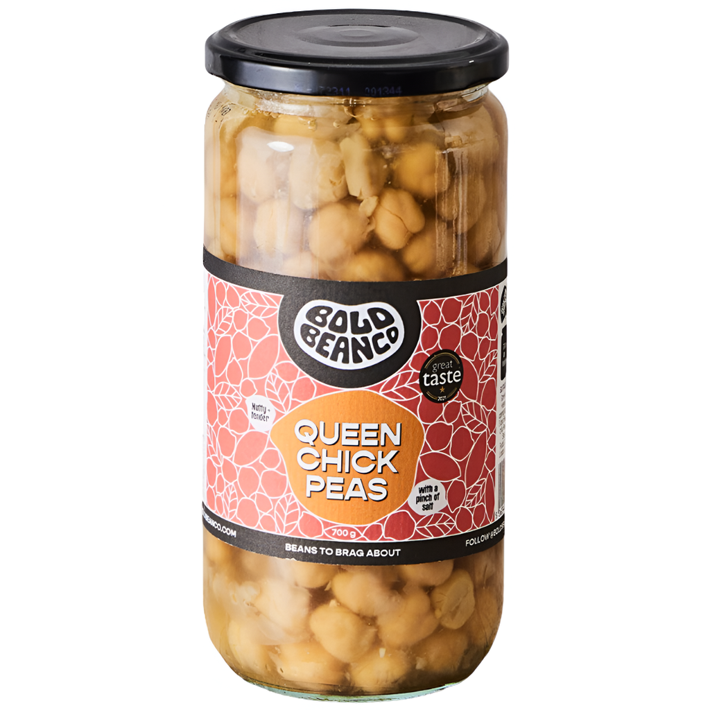 [20% OFF] Bold Bean Co Chickpeas - LARGE Queen Chickpeas X 12 X 700g