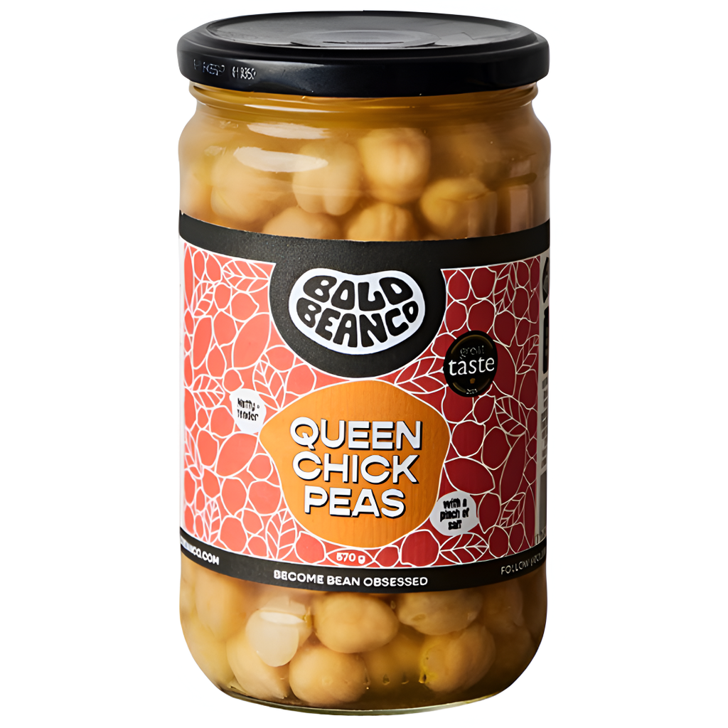 Bold Bean Co Chickpeas - SMALL Queen Chickpeas X 6 X 570g