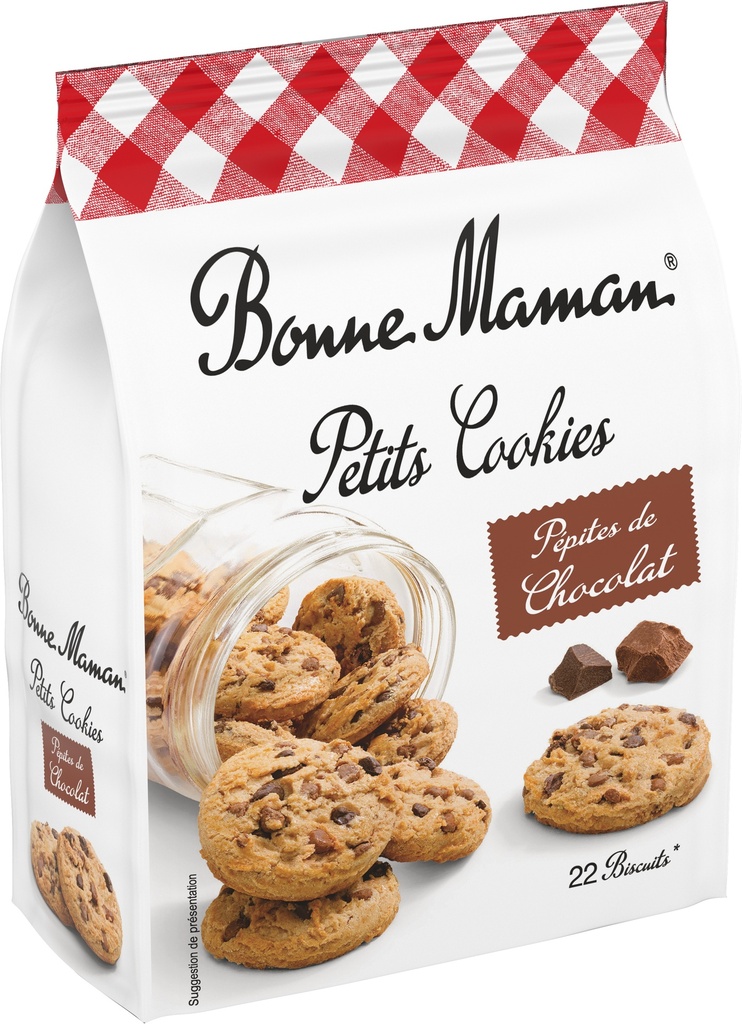 Bonne Maman Cookie - Chocolate Chip Share Bag X 12 X 250g