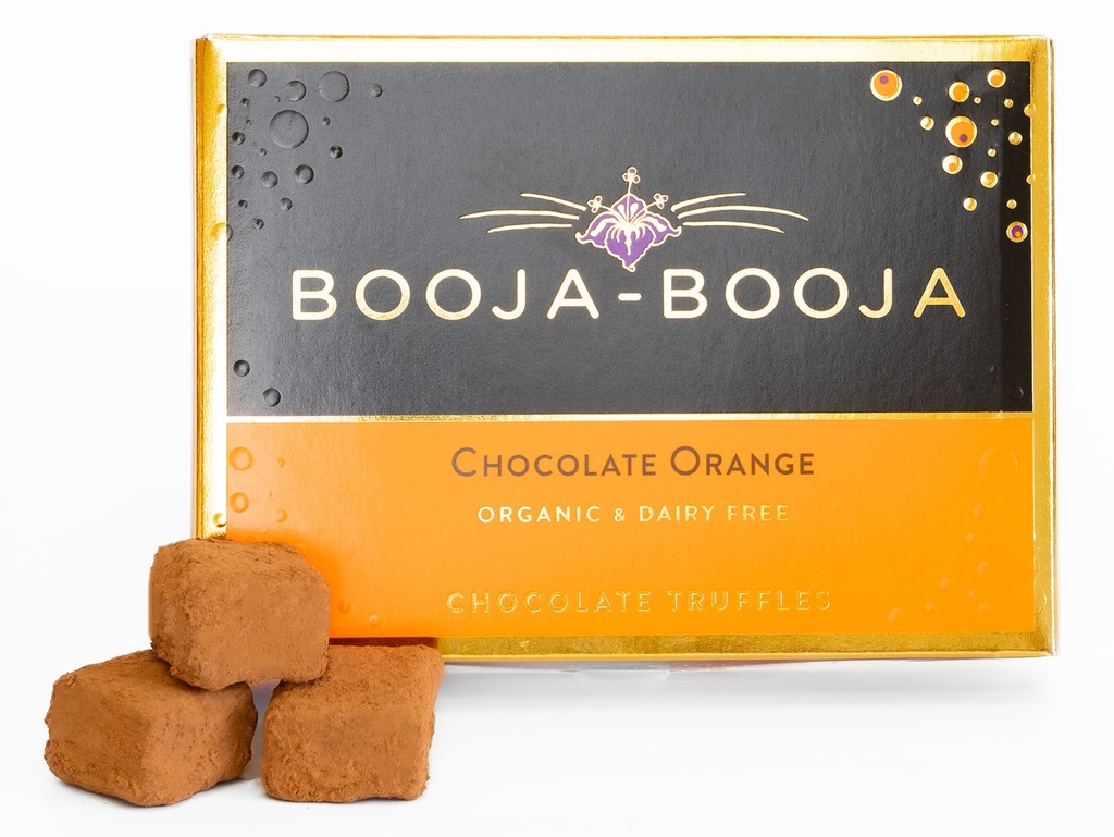 Booja Booja Vegan Chocolate Truffles - Chocolate Orange 8pc (92g)