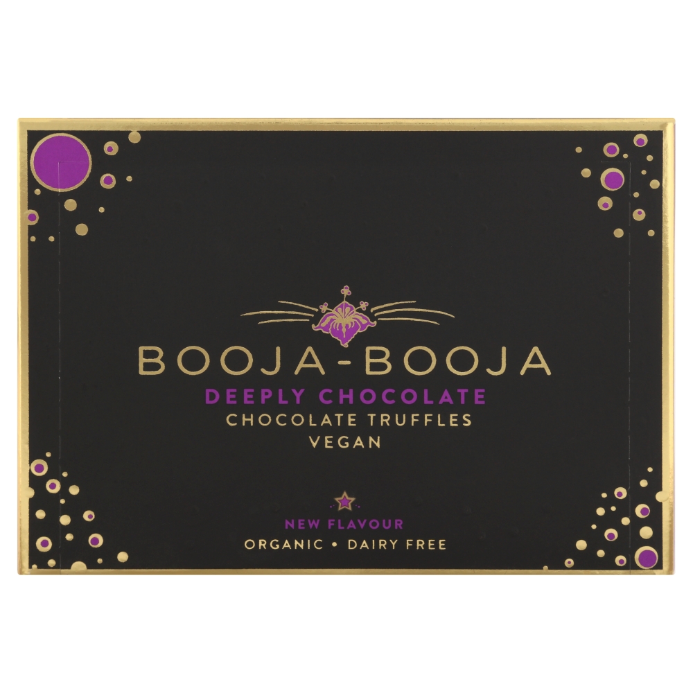 Booja Booja Vegan Chocolate Truffles - Deeply Chocolate 8pc (92g)