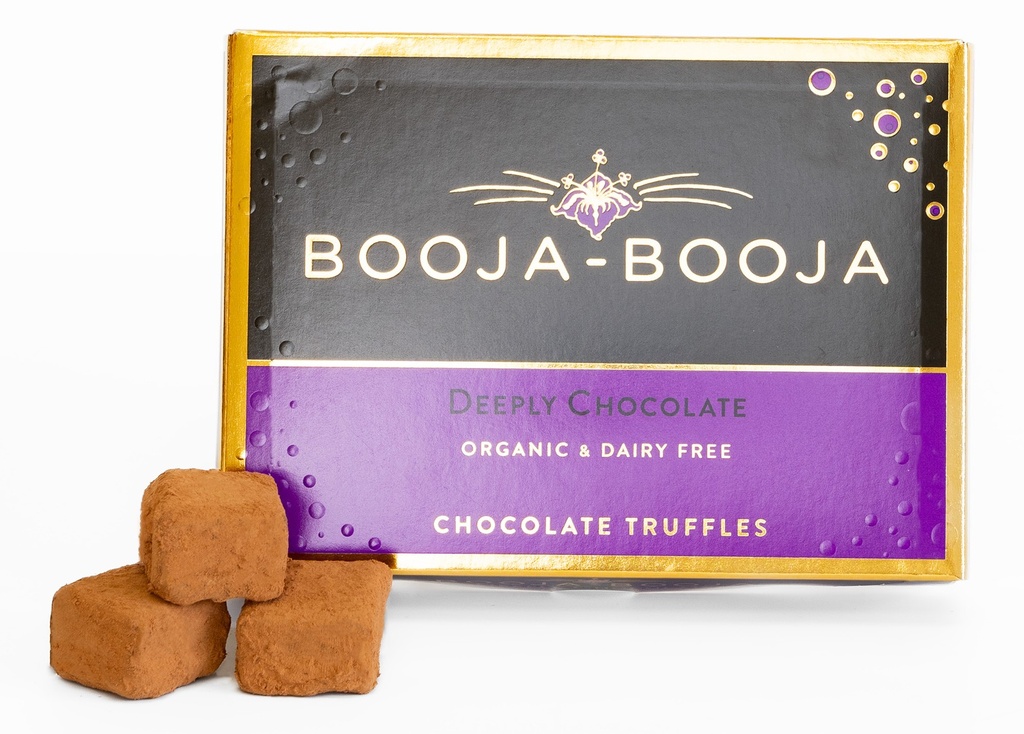 Booja Booja Vegan Chocolate Truffles - Deeply Chocolate 8pc (92g)
