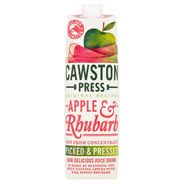 Cawston Press Juice - Apple & Rhubarb X 6 X 1L