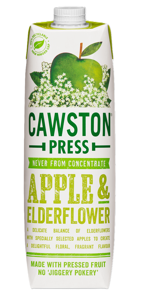 Cawston Press Juice - Apple & Elderflower X 6 X 1L