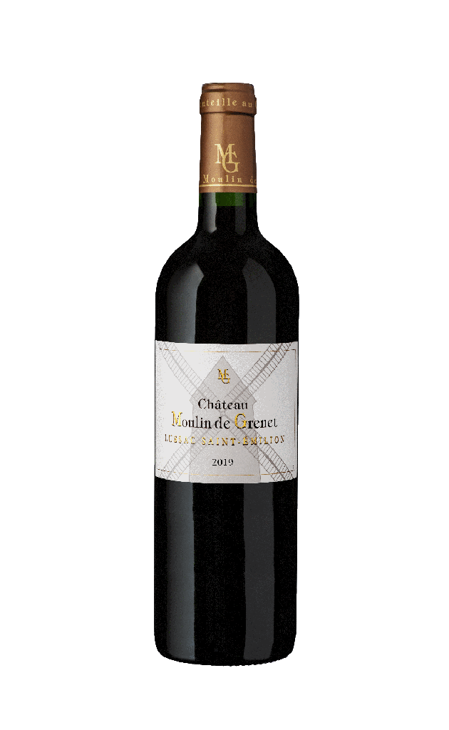Chateau Moulin de Grenet Red Wine - Lussac St Emilion 2019 Bordeaux 14% ABV X 6 X 750ml