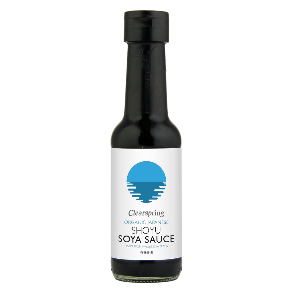 Clearspring Japanese Seasonings - Organic Shoyu Soya Sauce CS410 X 6 X 150ml