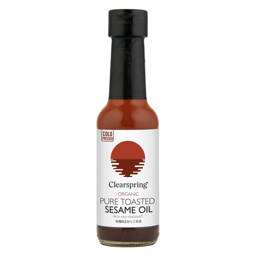 Clearspring Japanese Seasonings - Organic Toasted Sesame Oil SSN0502 X 6 X 150ml