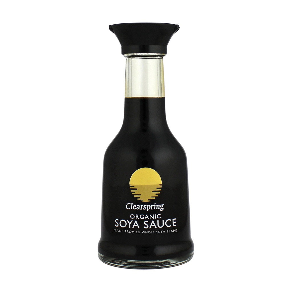 Clearspring Japanese Seasonings - Organic Soya Sauce Dispenser TS100 X 6 X 150ml