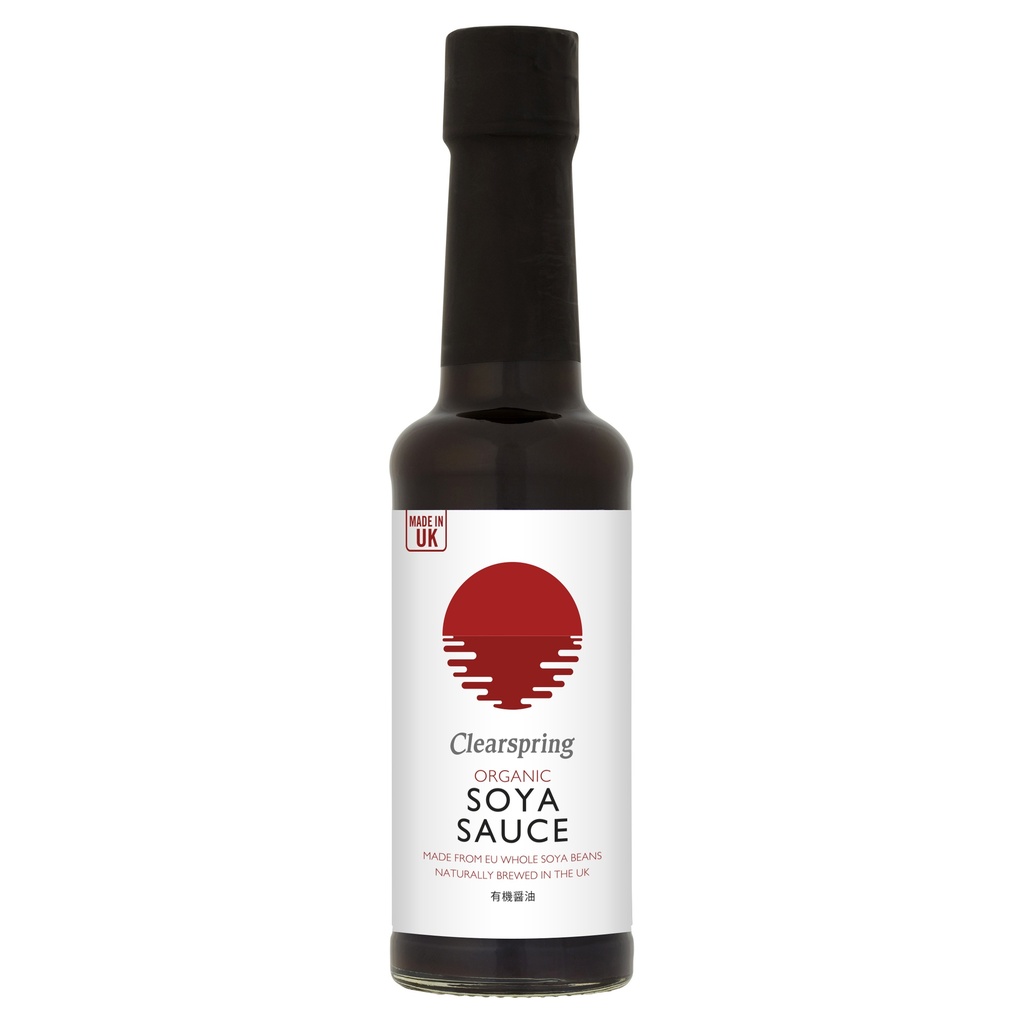 Clearspring Japanese Seasonings - Organic Soya Sauce TS101 X 6 X 150ml