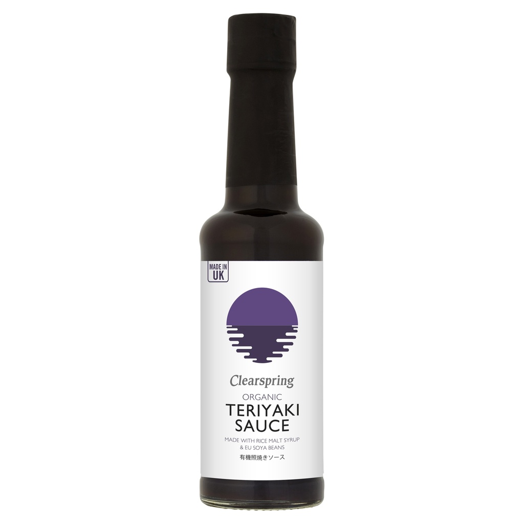 Clearspring Japanese Seasonings - Organic Teriyaki Sauce TS105 X 6 X 150ml