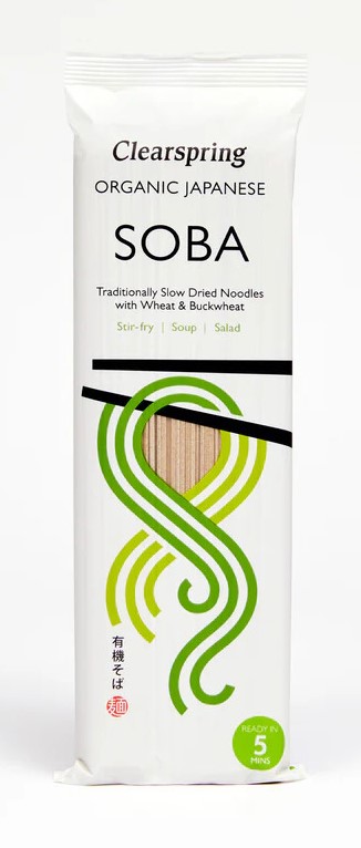 Clearspring Organic Noodles - Japanese Soba Noodles NDL0304 X 12 X 200g