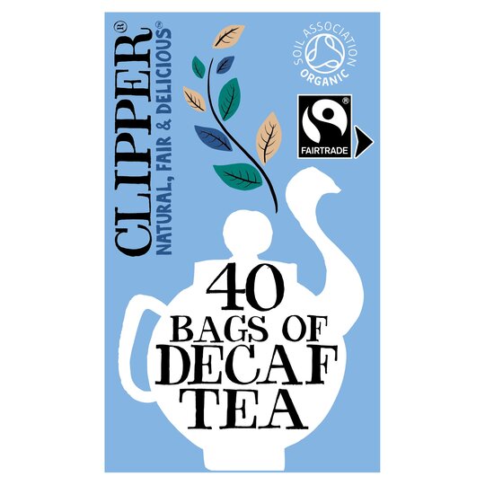 Clipper Organic Tea - Decaf X 6 X 40pc