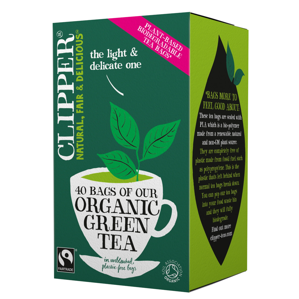 Clipper Organic Tea - Fair Trade Green Tea X 6 X 40pc