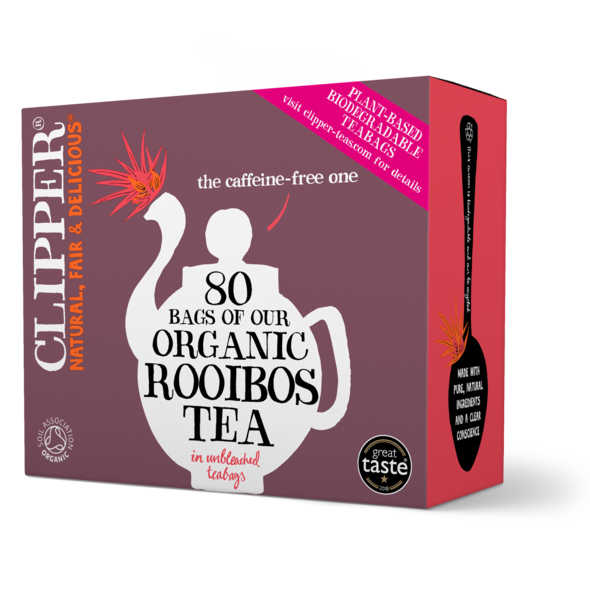 Clipper Organic Tea - Rooibos Redbush Tea X 6 X 80pc