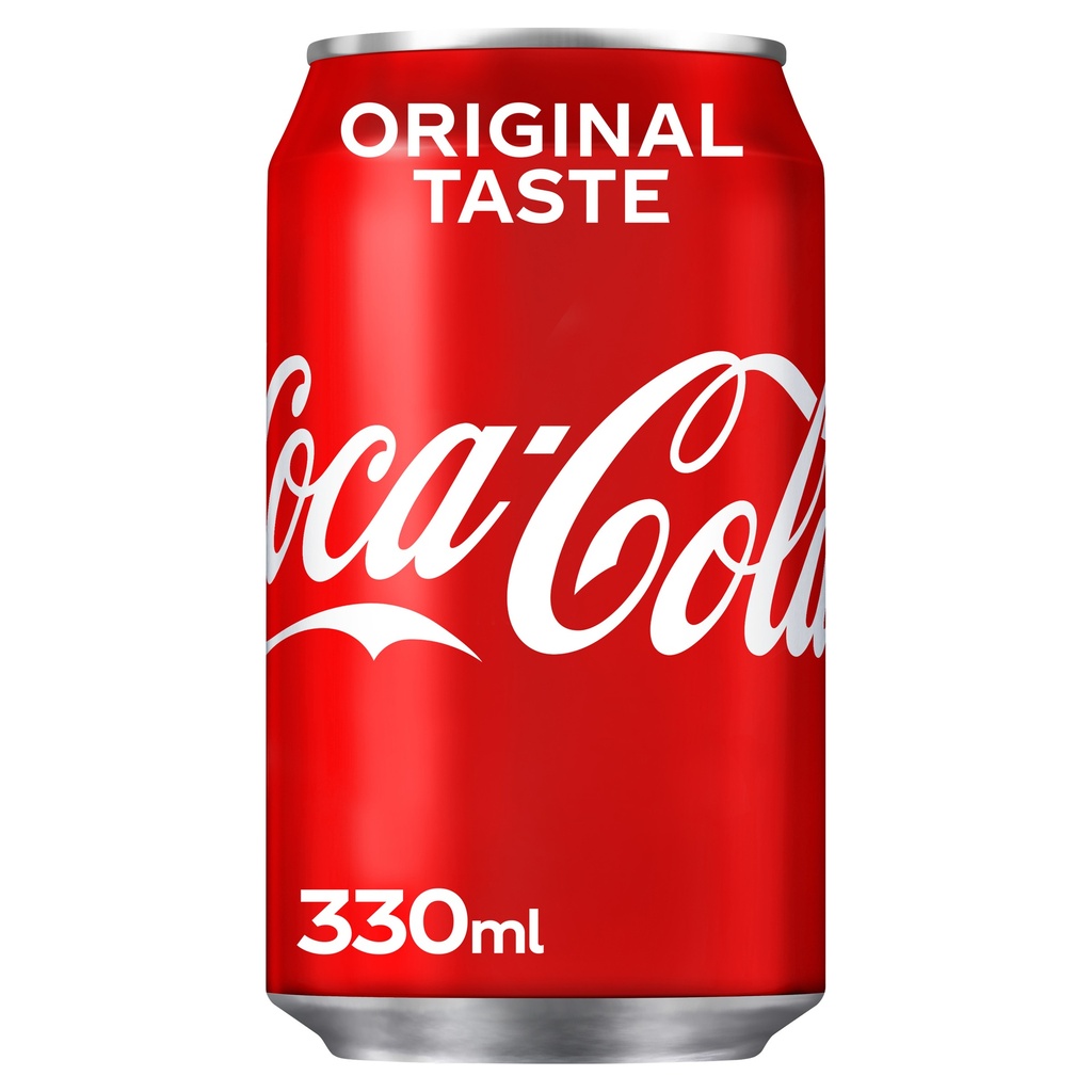 Coca Cola Soft Drinks - GB CAN Original X 24 X 330ml
