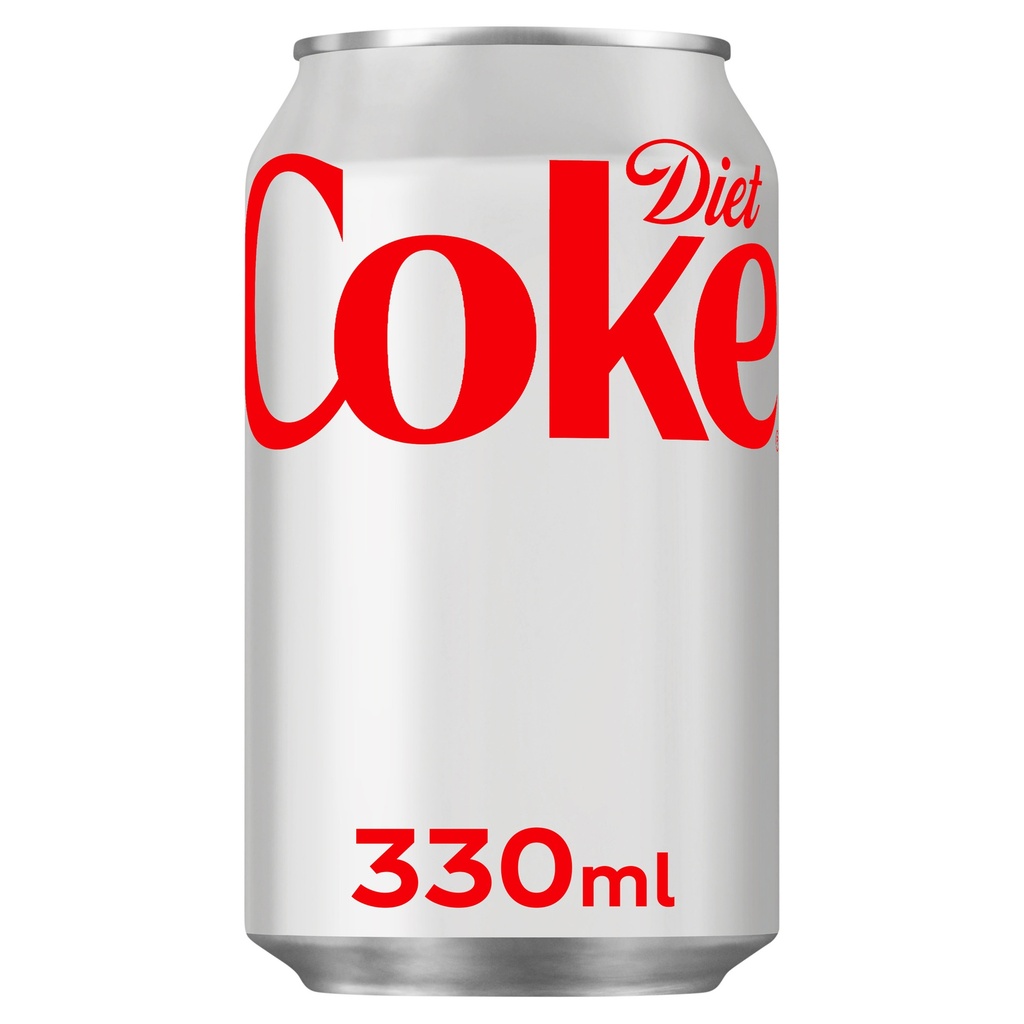 Coca Cola Soft Drinks - GB CAN Diet Coke X 24 X 330ml