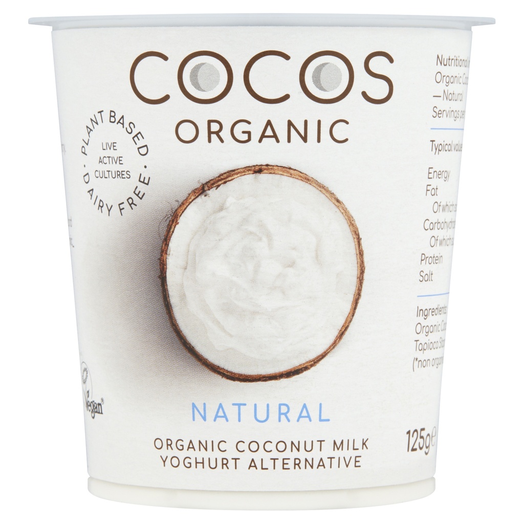 Cocos Organic Vegan Coconut Yoghurt - SMALL Natural 125g