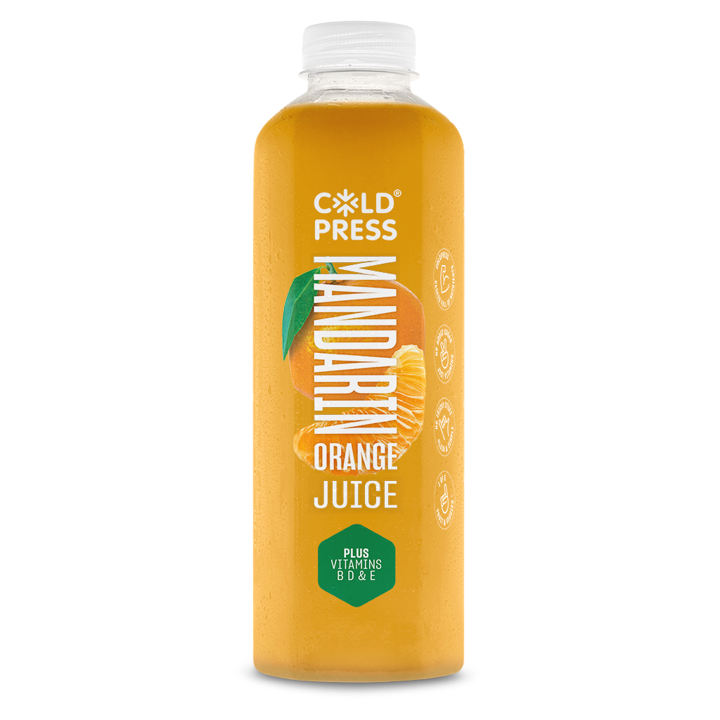 [20% OFF] Coldpress Fruit Juice - LARGE Mandarin X 6 X 750ml