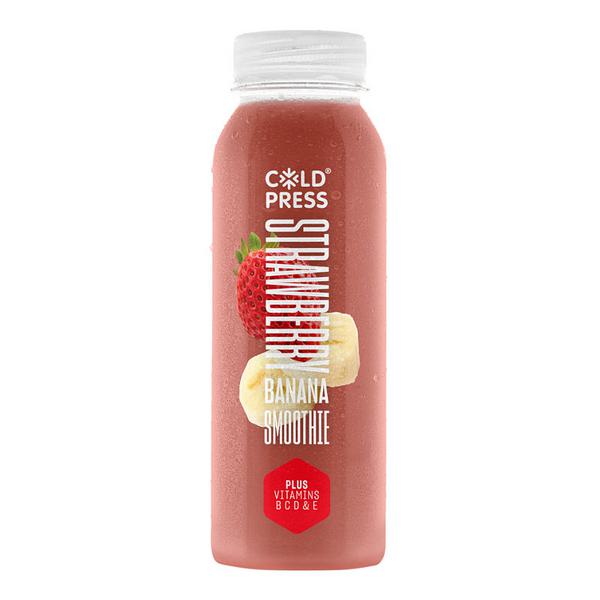 Coldpress Smoothie - SMALL Strawberry and Banana X 8 X 250ml