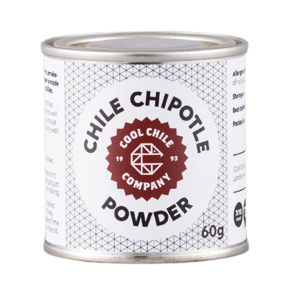 Cool Chile Chilli Powder - Chipotle Powder Tin X 6 X 60g