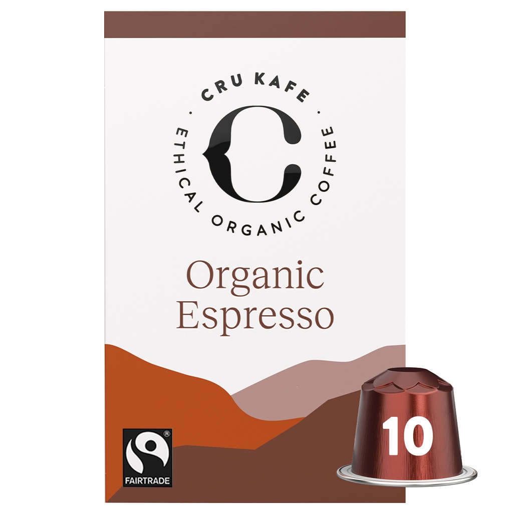 CRU Kafe Nespresso Pods - Espresso X 8 X 55g
