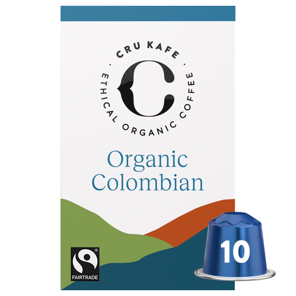 CRU Kafe Nespresso Pods - Colombian X 8 X 55g