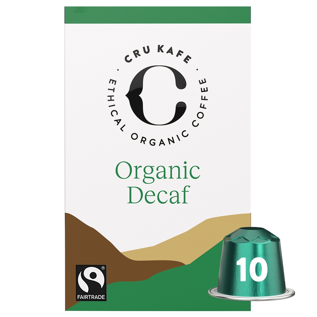 CRU Kafe Nespresso Pods - Decaf X 8 X 55g