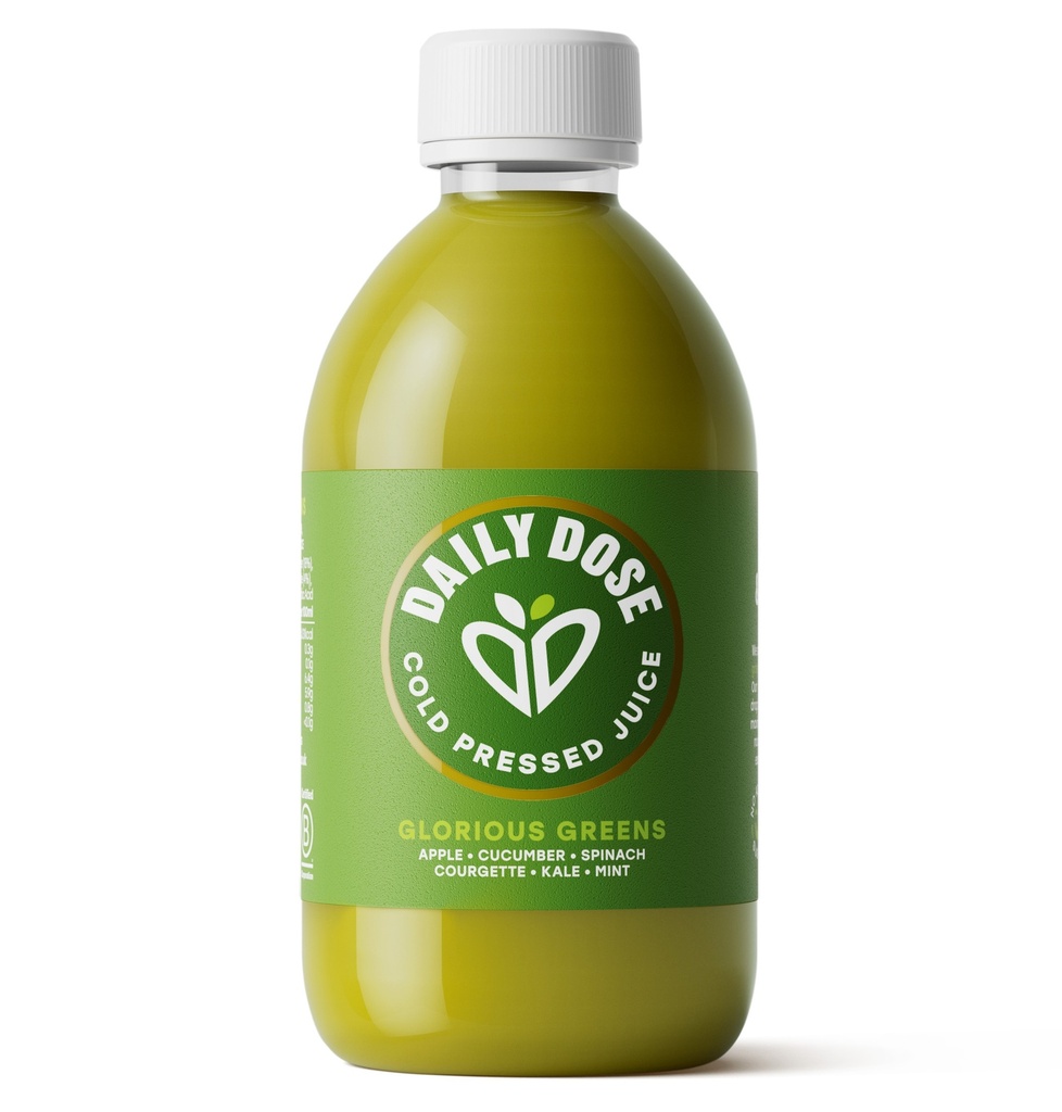 Daily Dose Cold Press Juice - SMALL Glorious Greens 300ml