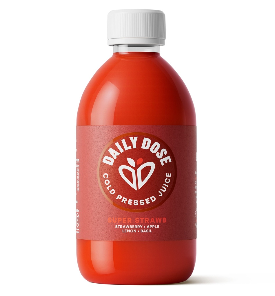 Daily Dose Cold Press Juice - SMALL Super Strawb 300ml