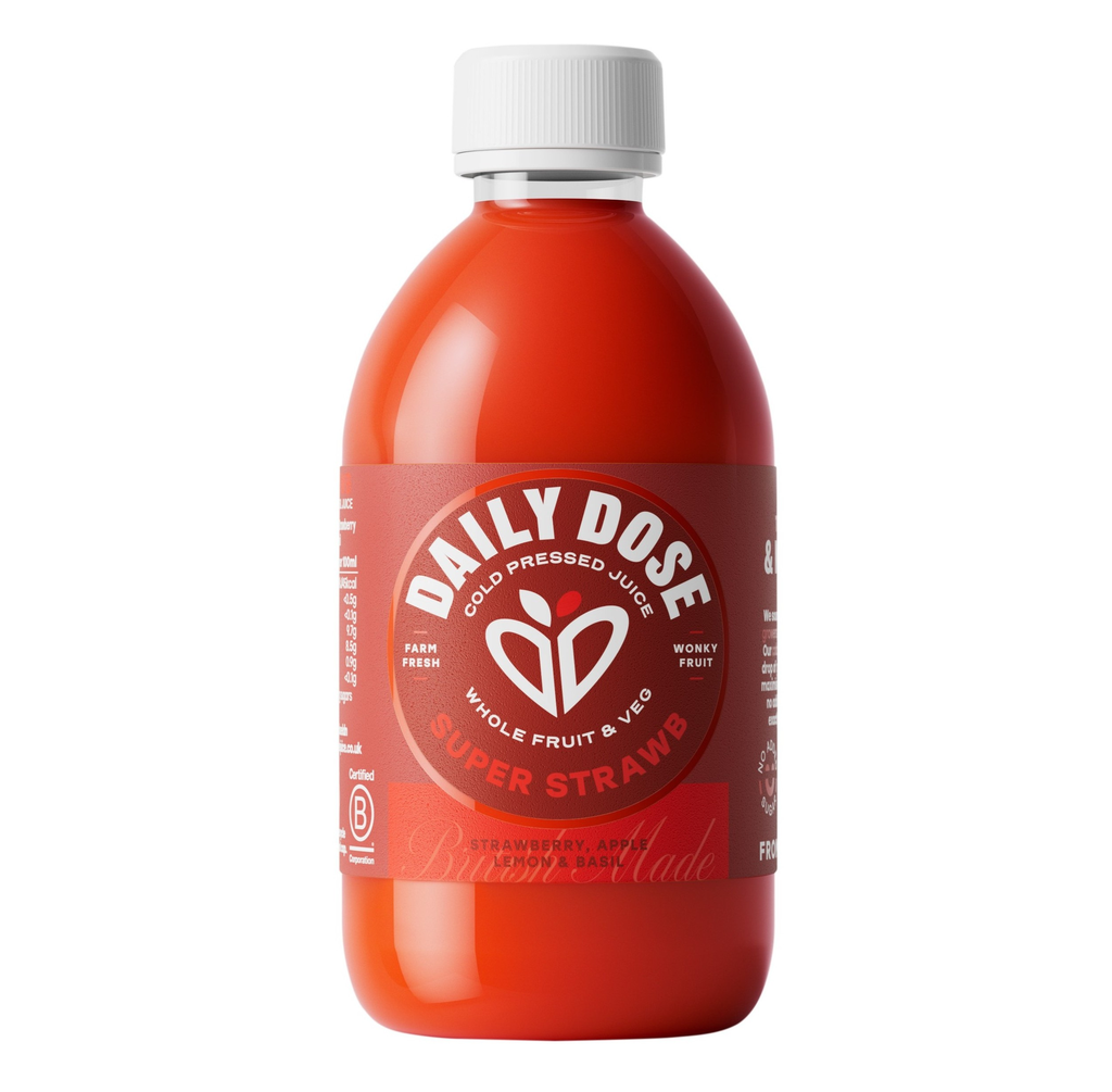 Daily Dose Cold Press Juice - SMALL Super Strawb 300ml