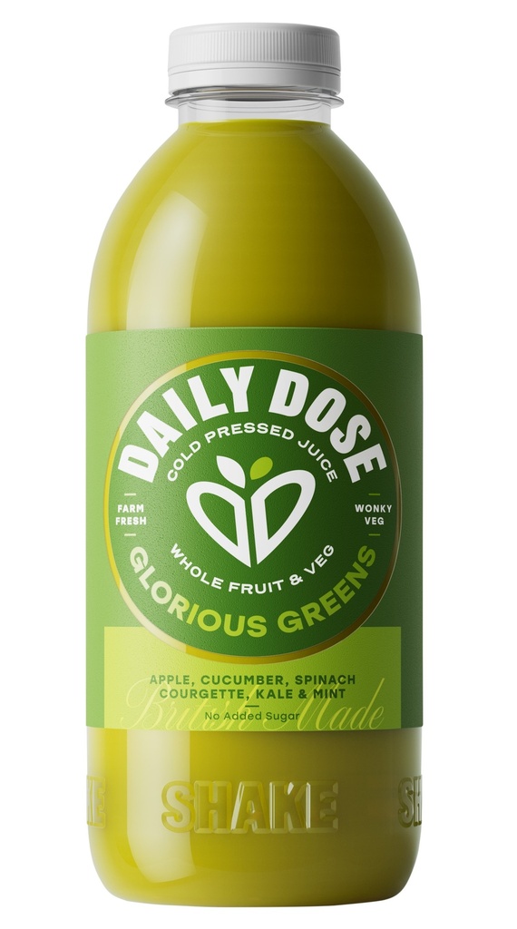 Daily Dose Cold Press Juice - MEDIUM Glorious Greens 750ml