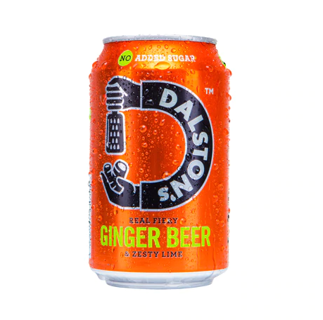 Dalstons No Added Sugar Soda - Ginger Beer X 24 X 330ml